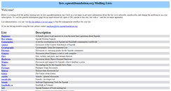 Desktop Screenshot of lists.squeakfoundation.org