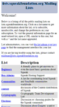 Mobile Screenshot of lists.squeakfoundation.org